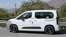 Opel Combo facelift spy photo