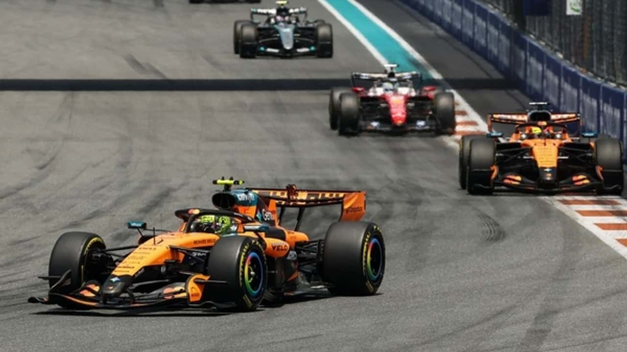 F1: Norris domina sprint de Miami com dobradinha da McLaren; Bortoleto chega em 11º