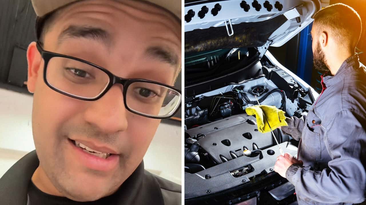 he’s 8,000 miles late for an oil change