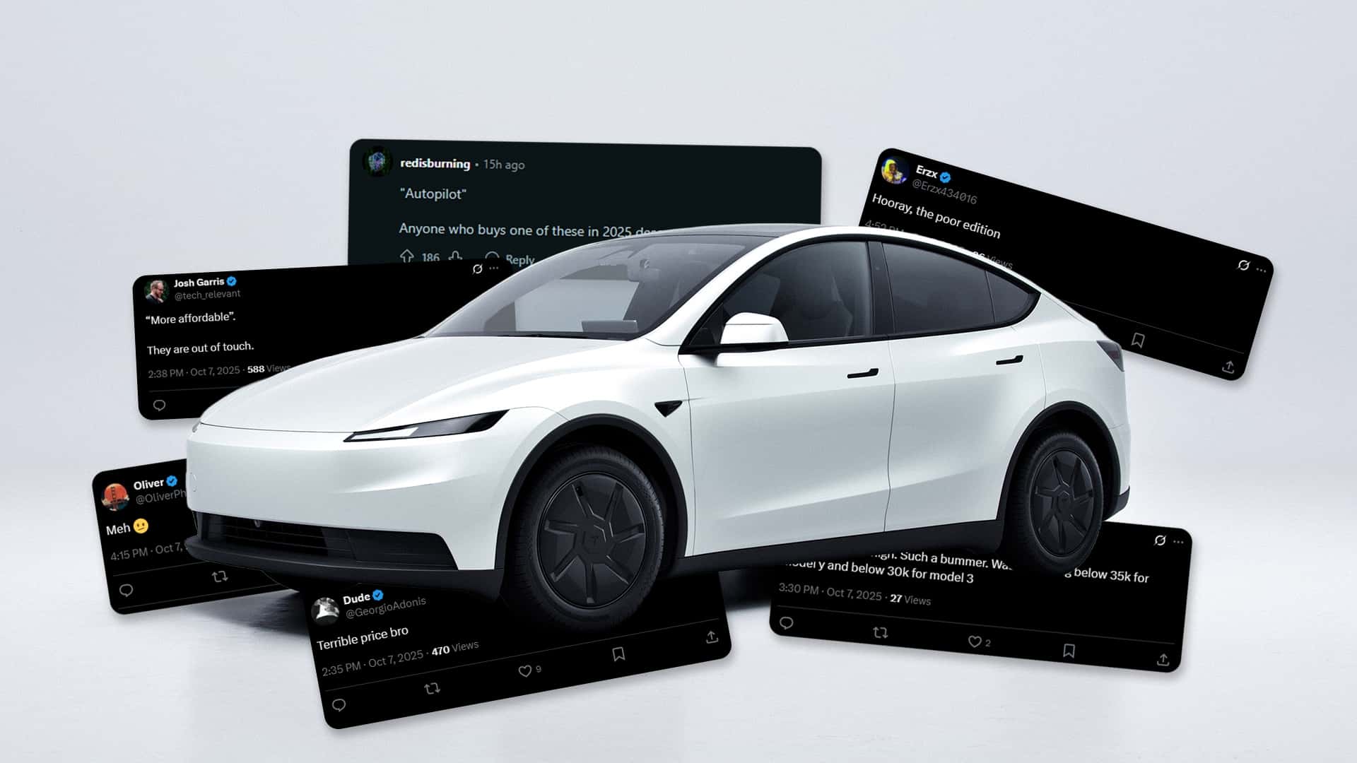 Even Tesla Fans Are Slamming Its Hyped-Up Cheaper EVs