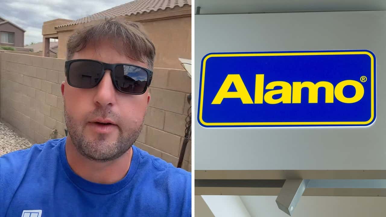 Man rents truck from Alamo