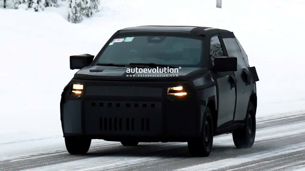 Flagra: Fiat testa novo Argo 2027 na neve
