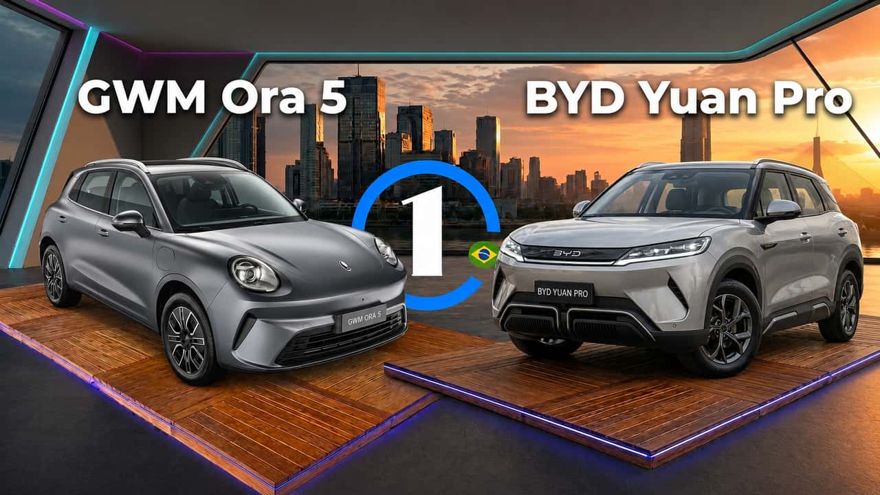 GWM Ora 5 ou BYD Yuan Pro? Comparamos os SUVs elétricos chineses