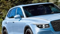 SUV eléctrico de Bentley (2027): render de Motor1.com
