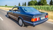 Unterwegs im privaten Mercedes 560 SEC von Bruno Sacco