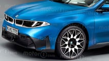 BMW Serie 1 (2028), il render di Motor1.com