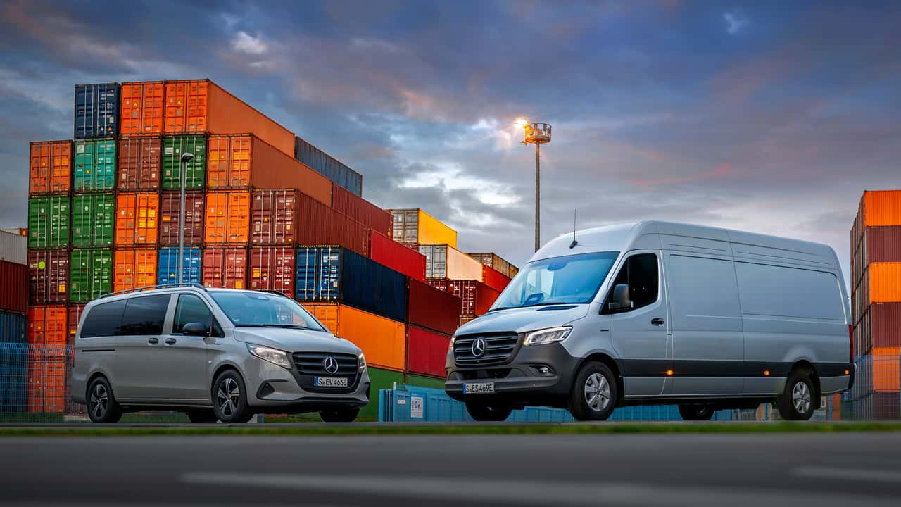 Mercedes eVito Tourer und eSprinter