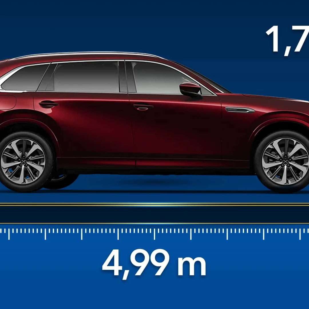 Mazda CX-80: dimensions and boot space of the Japanese mega SUV