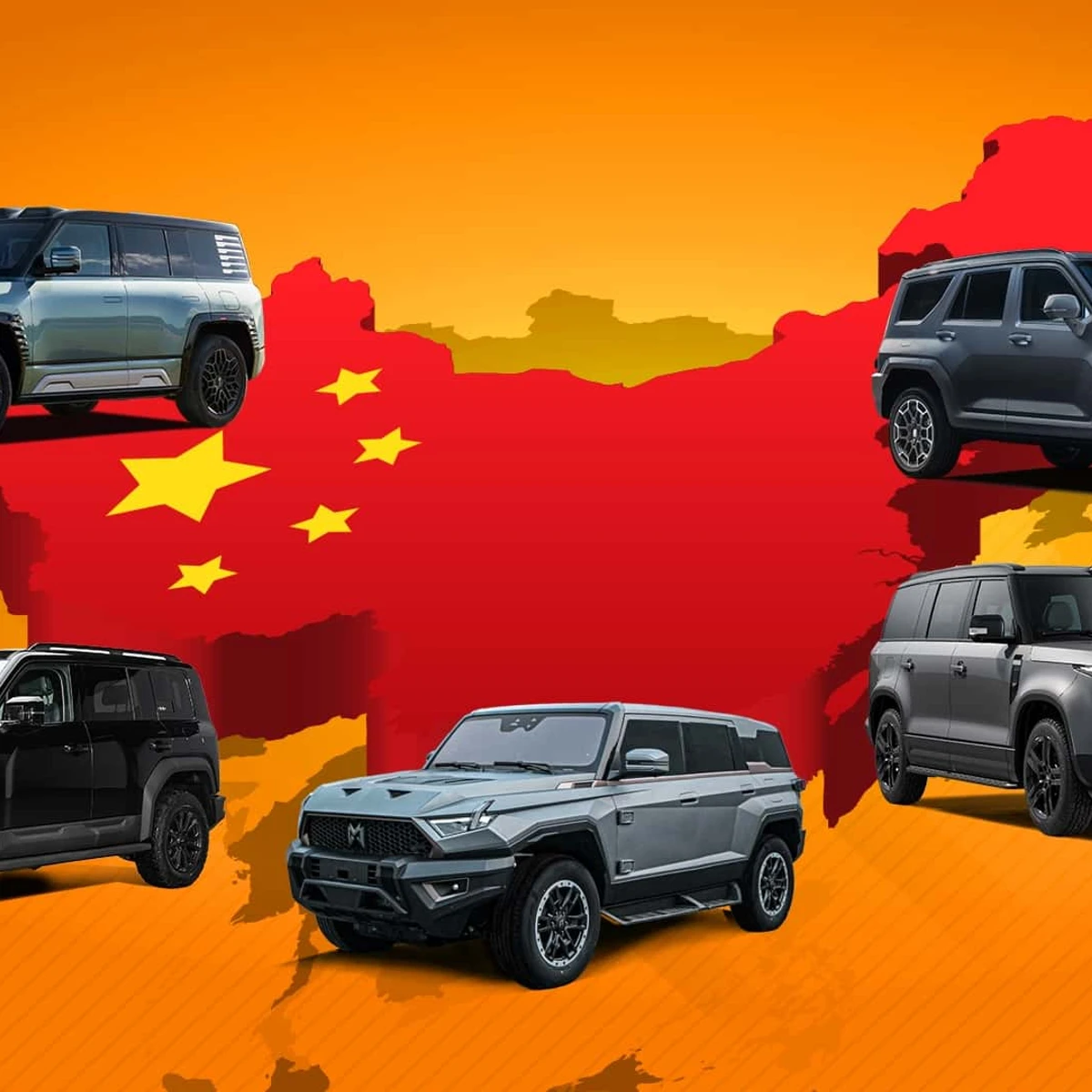 These monster SUVs and luxury off-road vehicles come from China