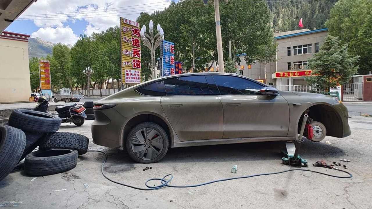 NIO ET7 в Тибете