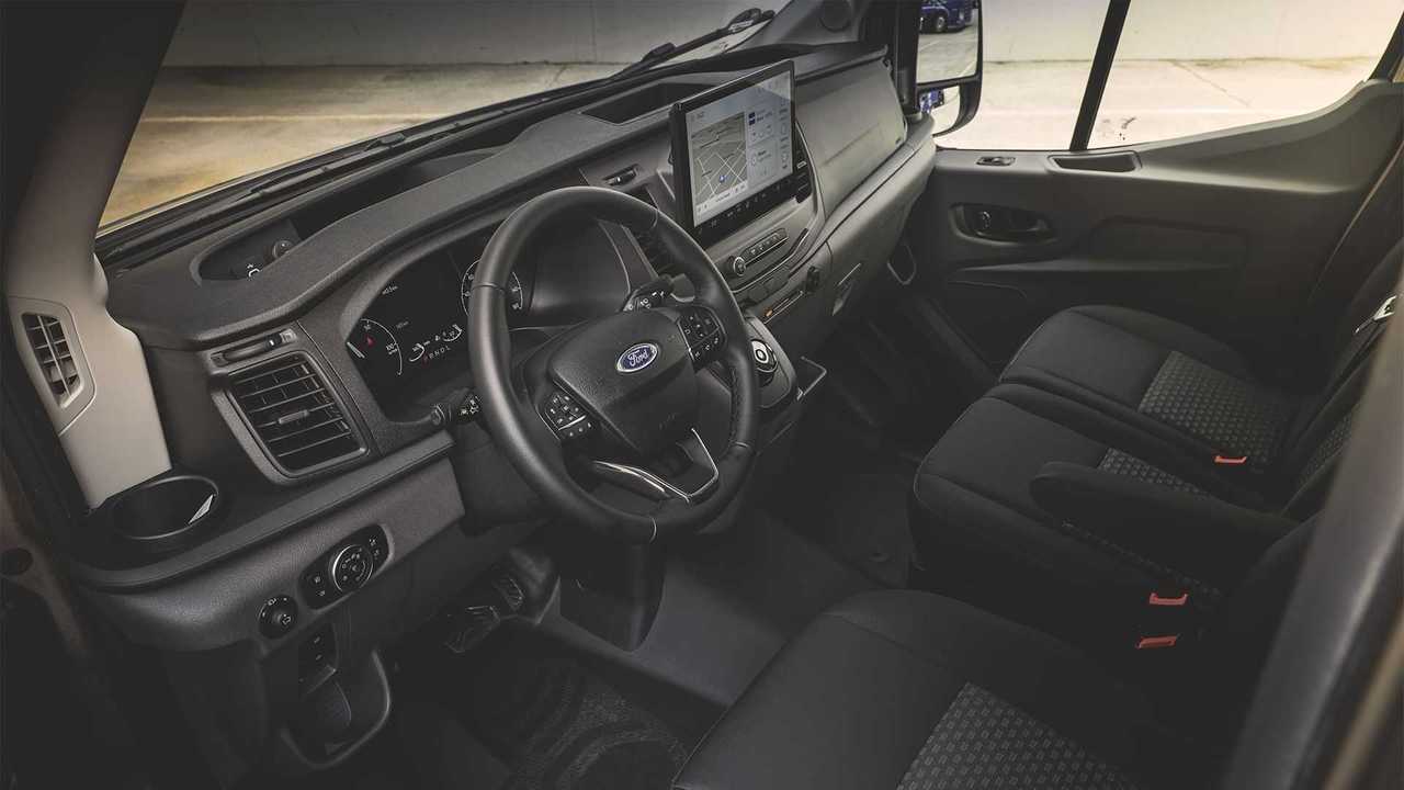 Ford E-Transit Test Drive - Interni