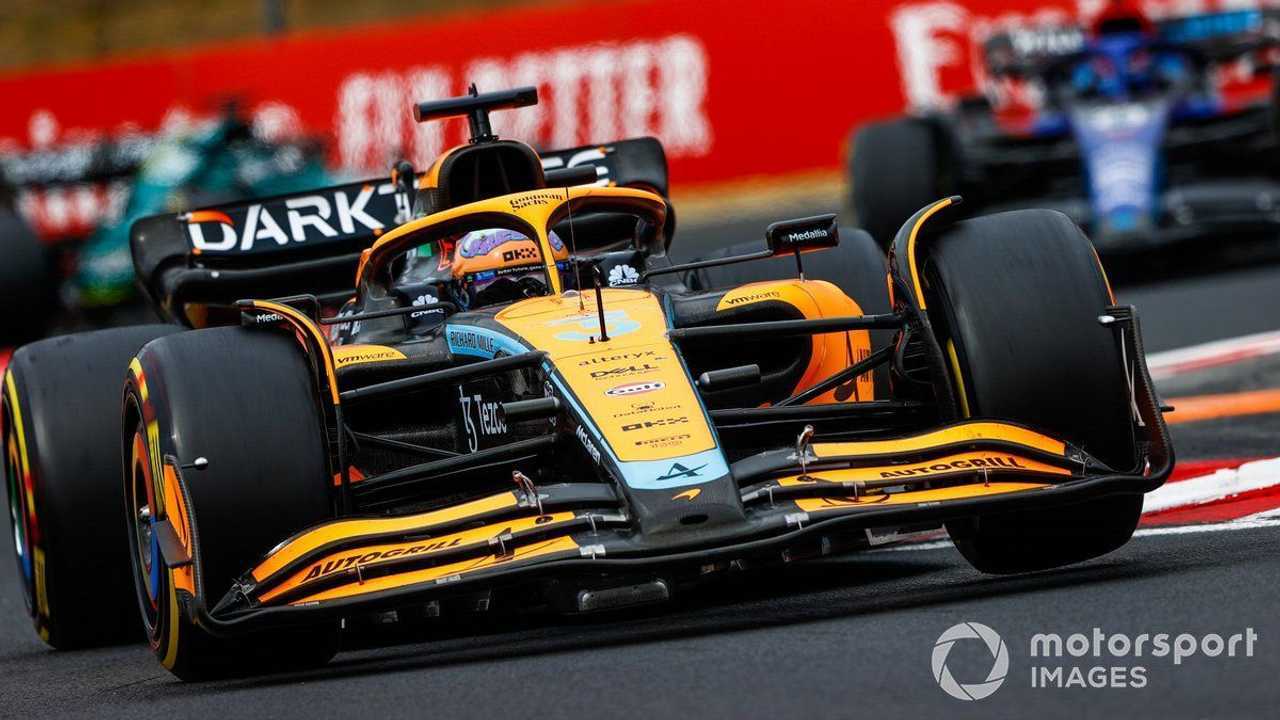 Daniel Ricciardo at Hungarian GP 2022