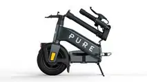 Pure Advance Electric Scooter - Folded