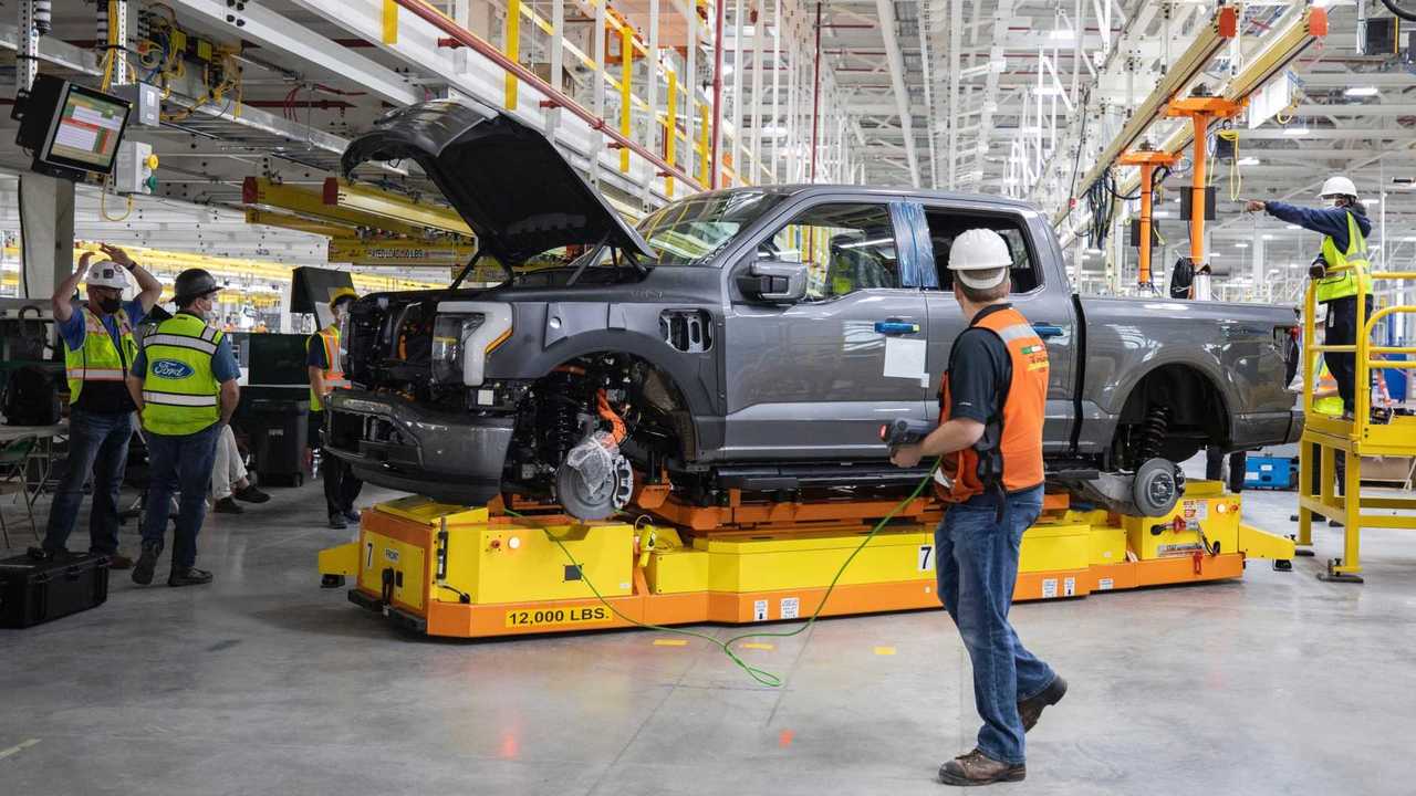 2022 Ford F-150 Lightning production