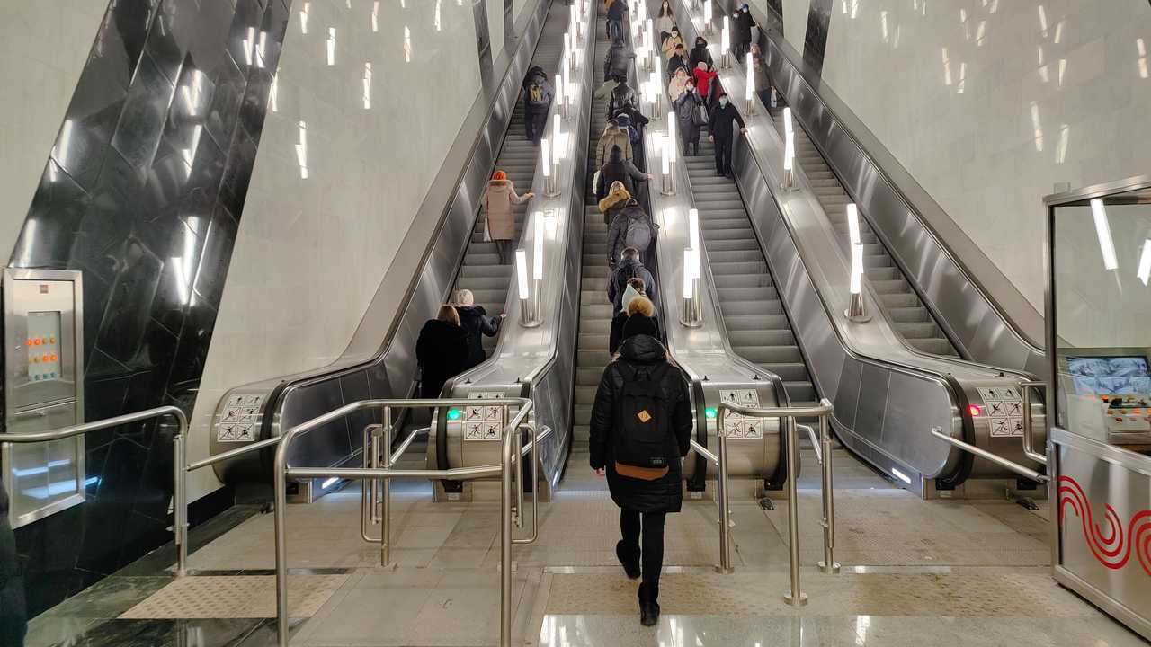 Московский метрополитен, эскалаторы