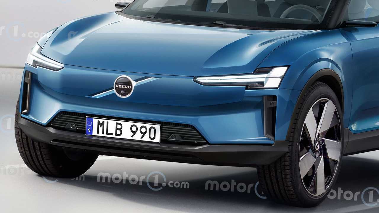 Volvo Embla, il rendering di Motor1.com
