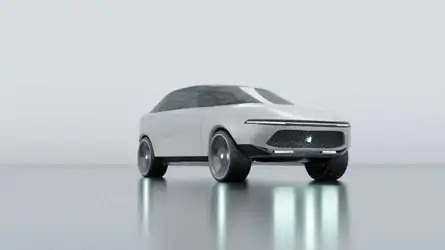 Apple создаст беспилотник при помощи создателя шасси для Lambo Рендеры Apple Car от Vanarama