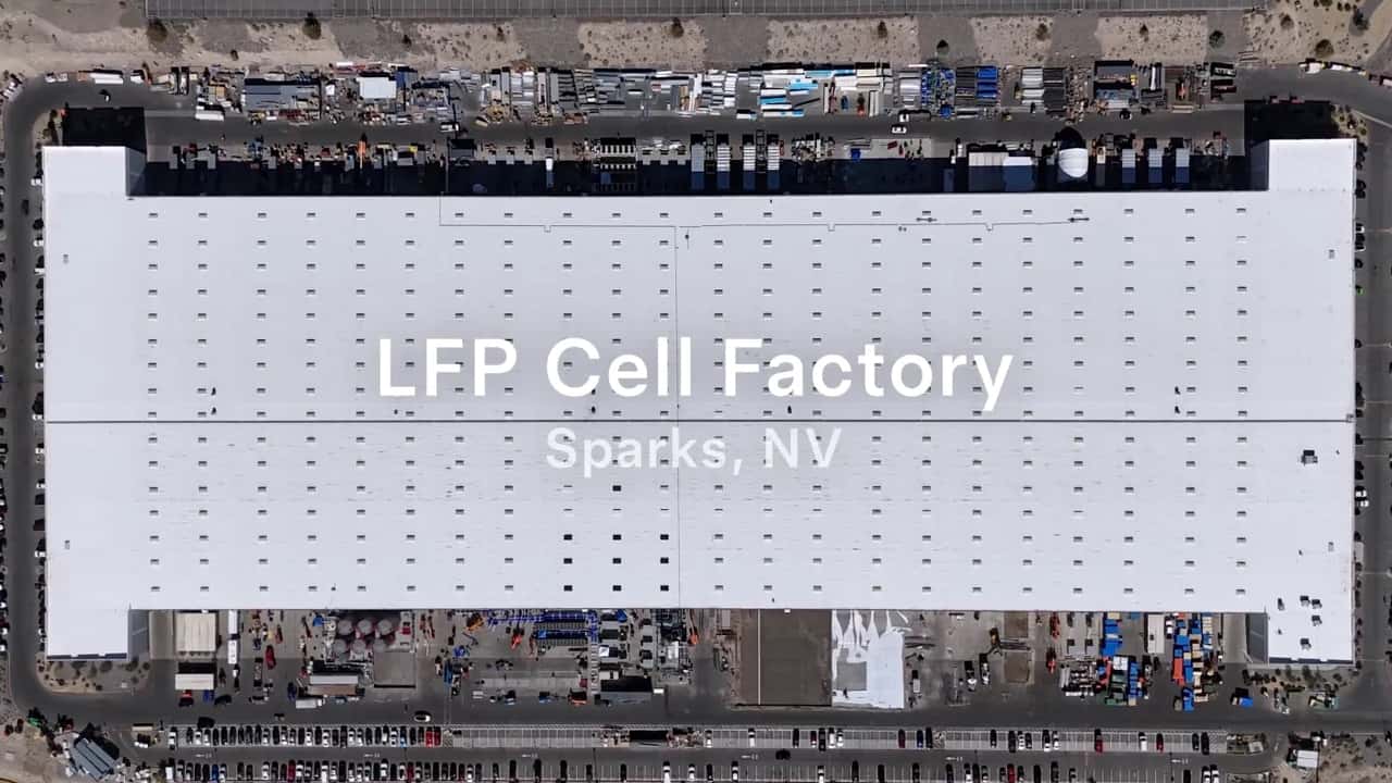 La Tesla Gigafactory in Nevada dove si produrranno batterie LFP