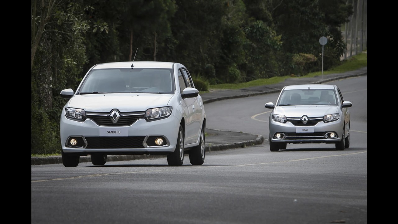 Sandero e Logan serão reestilizados no Salão de Paris; no Brasil, novos motores