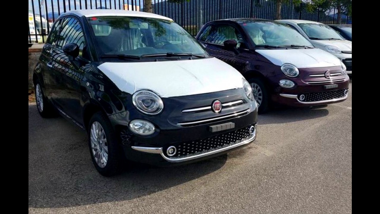 Flagra: primeira foto interna do novo Fiat 500 revela sistema multimídia