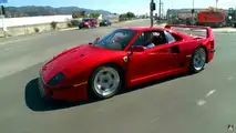 Ferrari F40 on Jay Leno's Garage