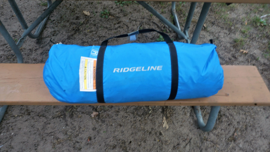 2017 Honda Ridgeline with tent accessory