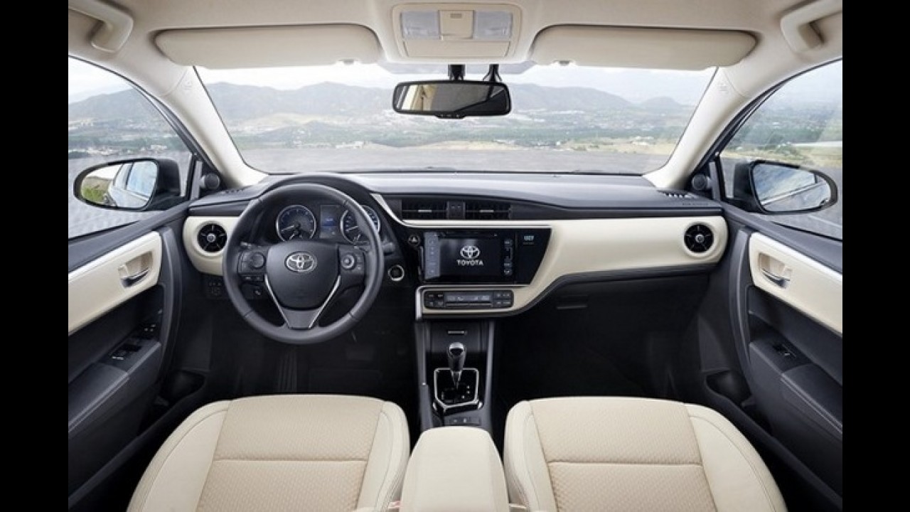 Toyota Corolla 2017 reestilizado tem novas fotos reveladas (inclusive do interior)