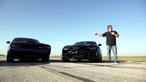 Dodge Challenger Hellcat - Chevrolet Camaro ZL1 drag yarışı