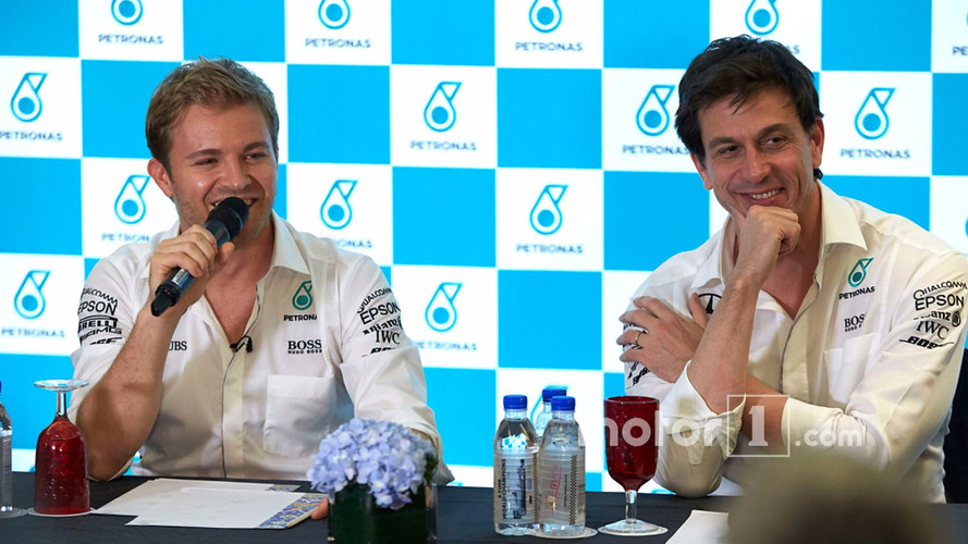 Nico Rosberg, Mercedes AMG F1, Toto Wolff, Mercedes AMG F1 Shareholder and Executive Director