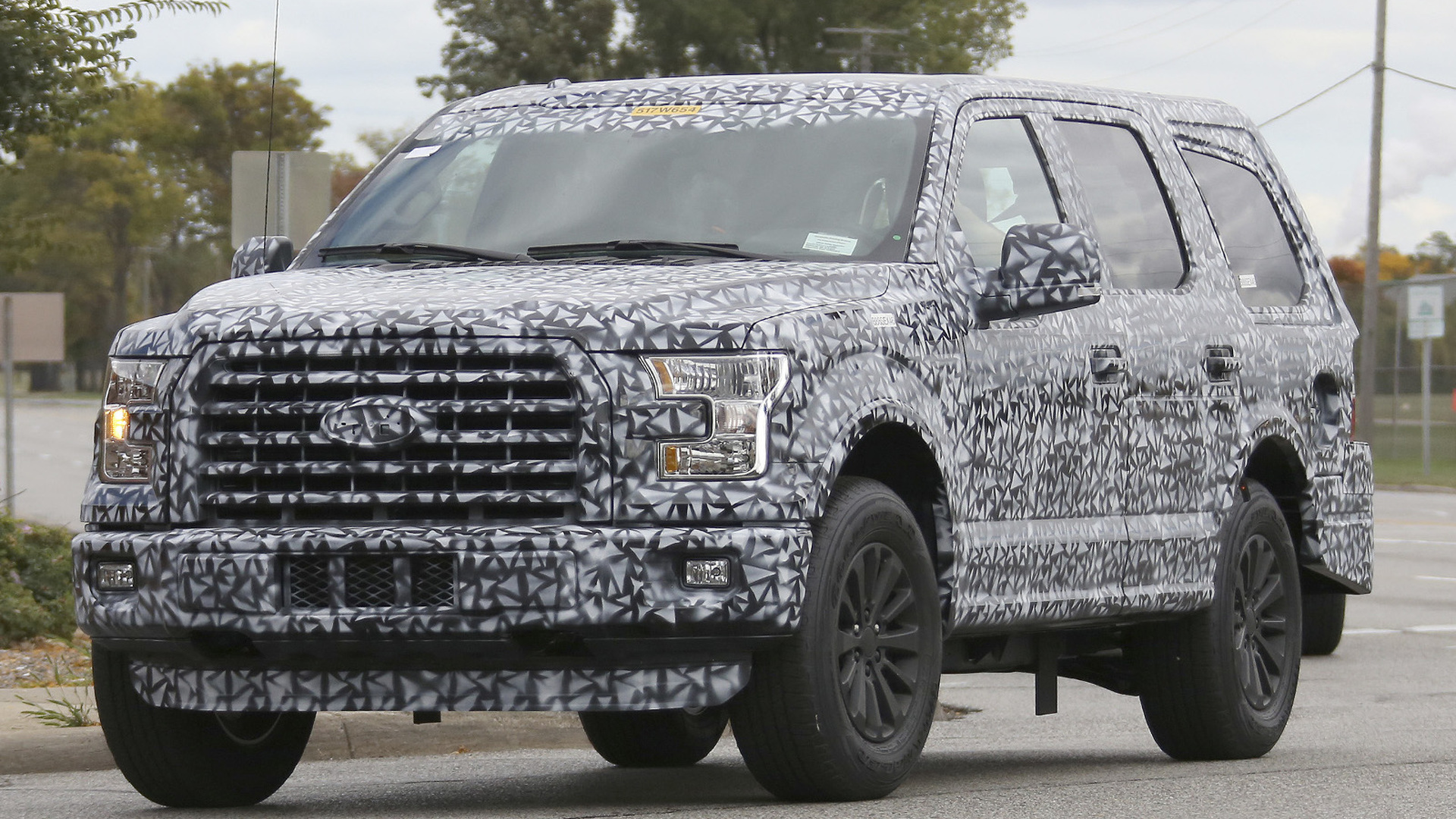 2018 Ford Expedition Spied Showing Its F 150 Inspired Styling