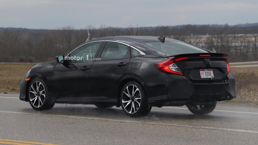 Honda Civic Si Sedan Spy Photos