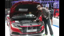 Genf 2017: Sitzprobe im neuen VW Arteon