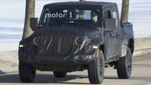 Jeep Scrambler Pick-up'ının Casus Fotoğrafları