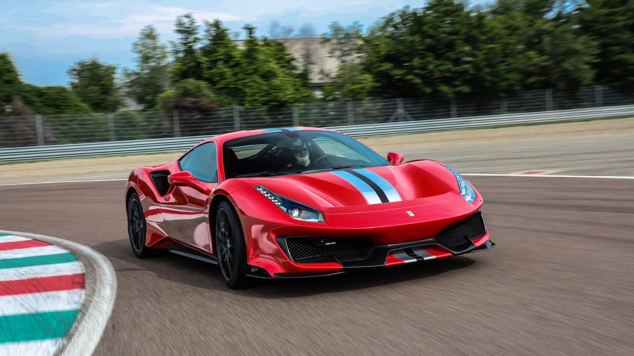 2018 Ferrari 488 Pista at Fiorano proving grounds