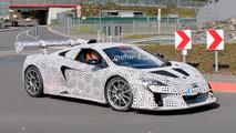 McLaren 675LT Race Car Spy Photos