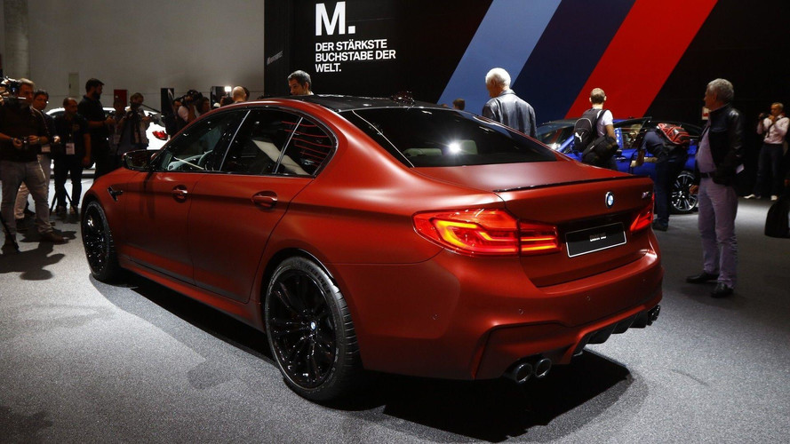2018 BMW M5 live in Frankfurt