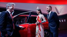 David Beckham joins Vinfast Paris Motor show 2018 debut