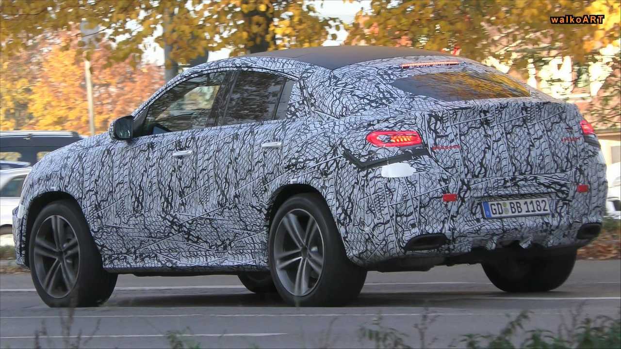 Photo espion Mercedes GLE Coupe