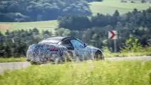 Mercedes-Benz SL Roadster teaser photo (side view)