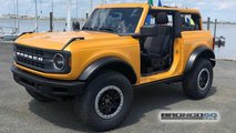 2021 Ford Bronco 2-Door Base with the Sasquatch Package and Cyber Orange paint