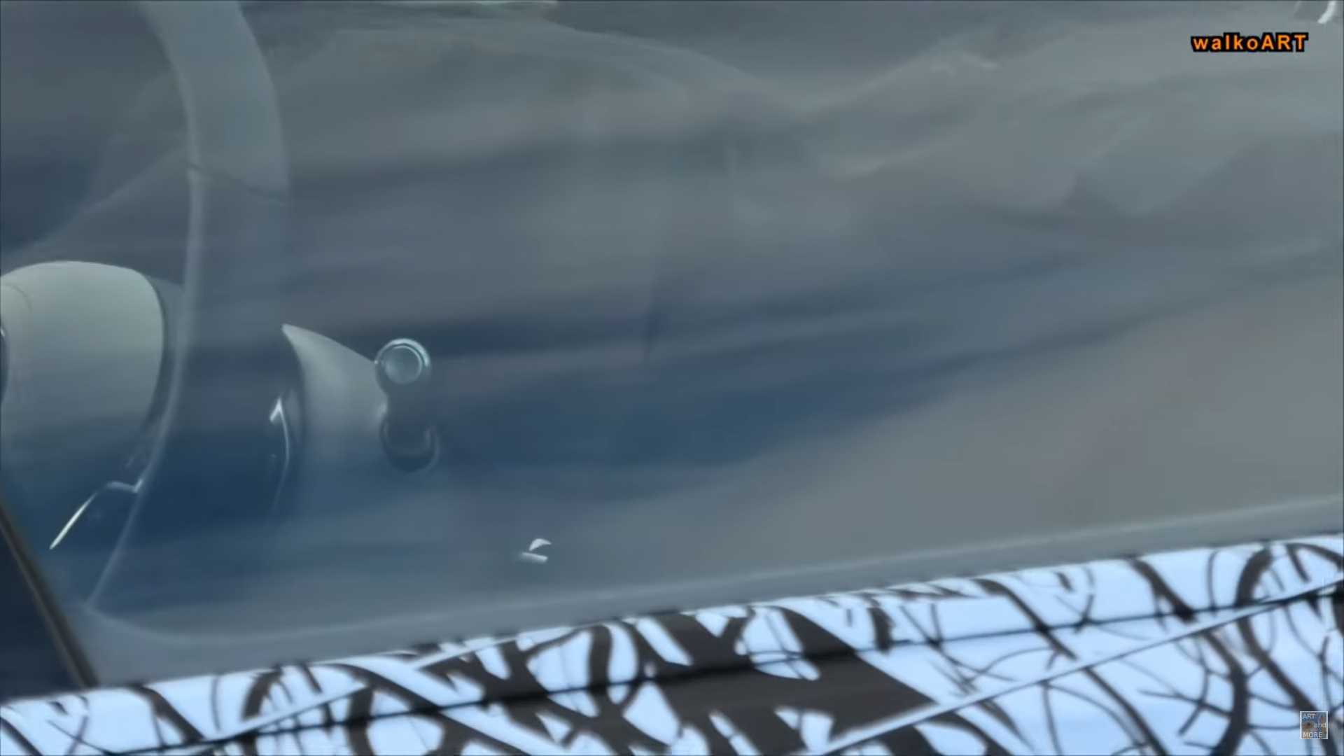 2021 Mercedes S-Class prototype screenshot from spy video