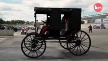Amish-Kutsche mit Düsentriebwerk
