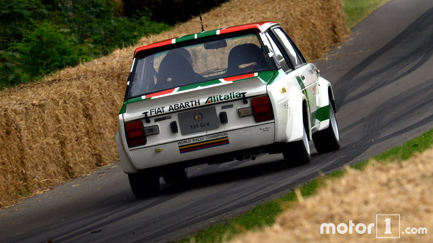 Fiat Abarth 131 de rallies en Goodwood