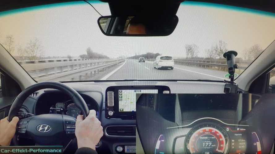 Watch Hyundai Kona Electric Accelerate To Top Speed