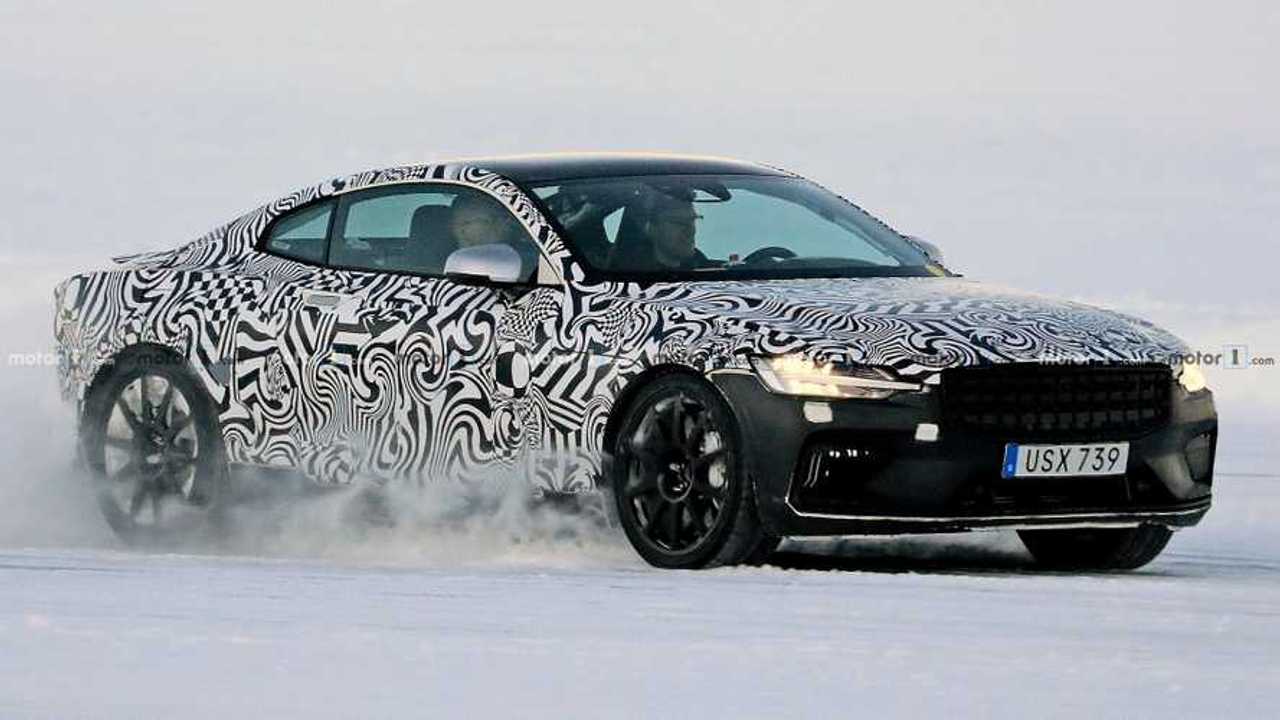 Polestar 1 Spied Playing On A Frozen Lake Polestar 1