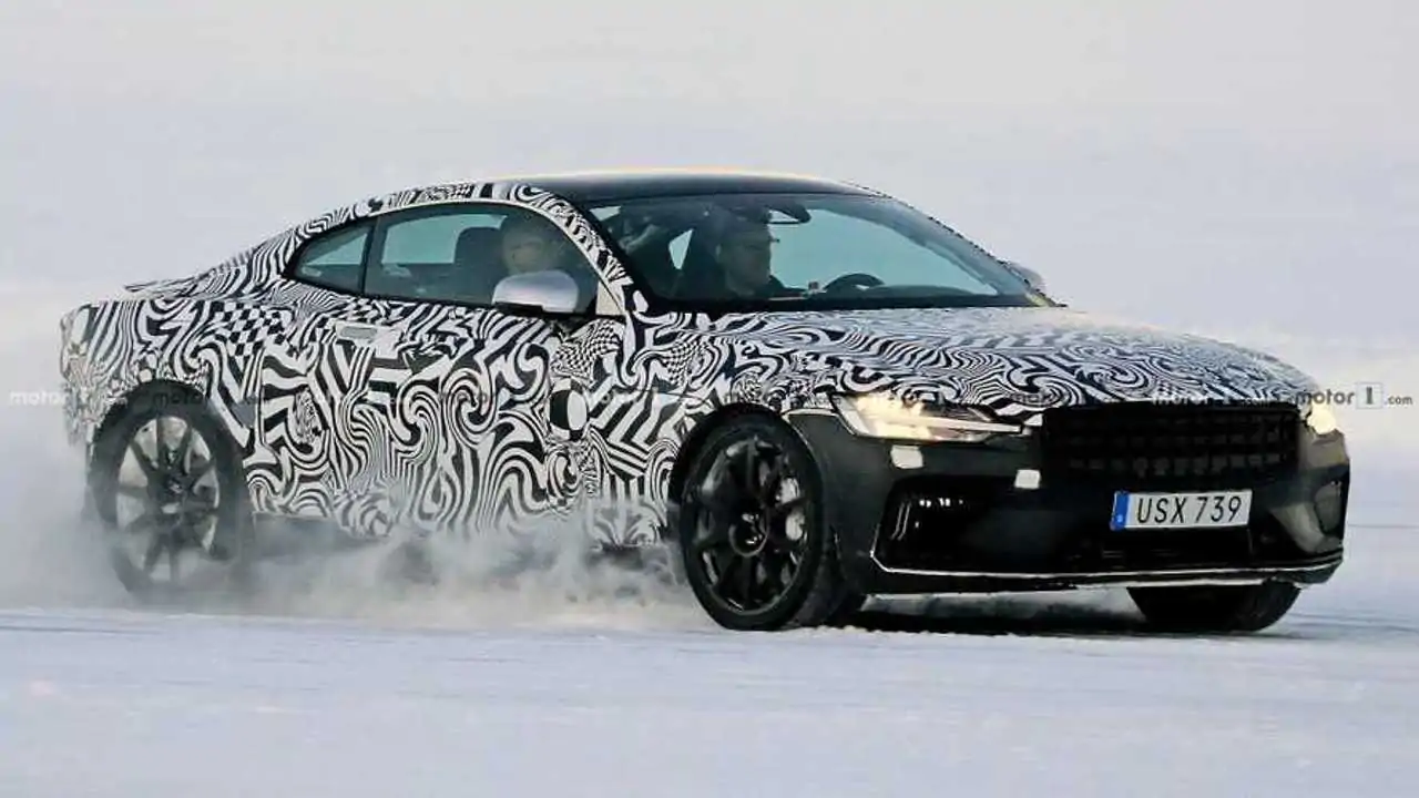 Polestar 1 Spied Playing On A Frozen Lake Polestar 1