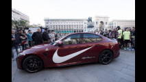 Carl Lewis sulla Alfa Romeo Giulia Quadrifoglio