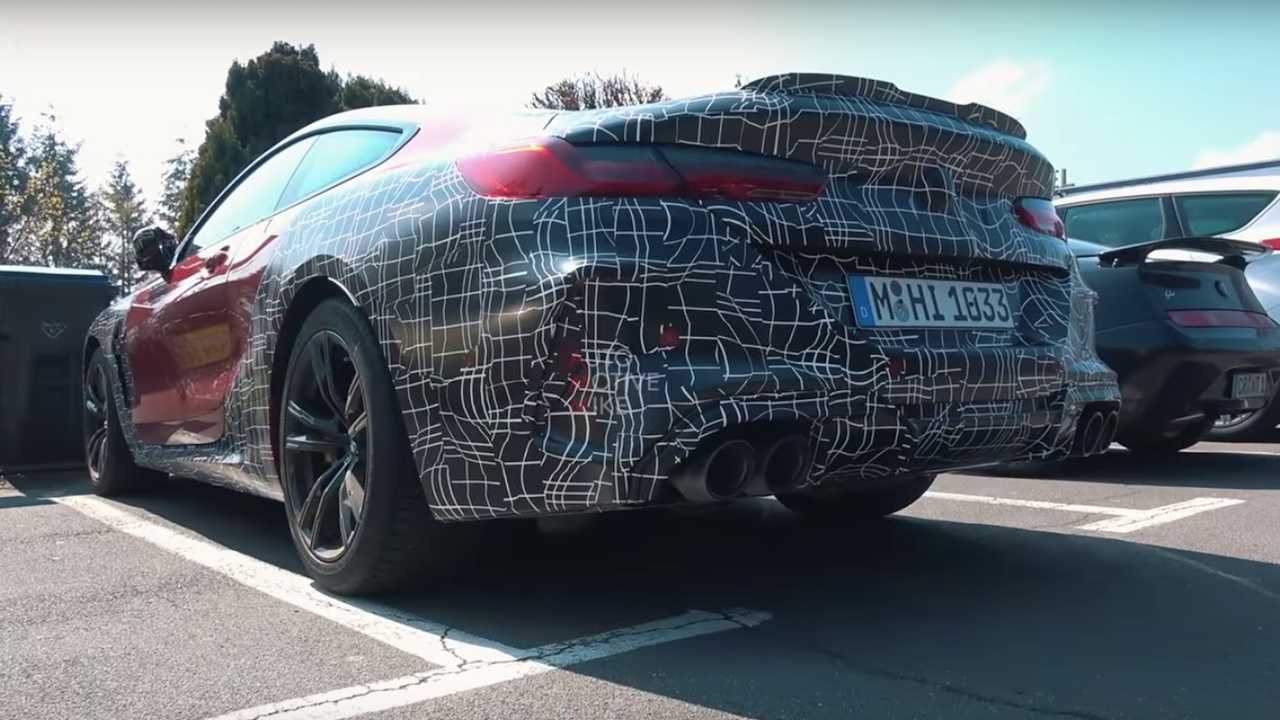 BMW M8 Nuove foto spia