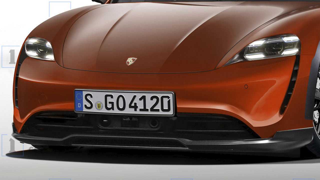 Porsche Taycan Cross Tourism 2020, render di Motor1.com