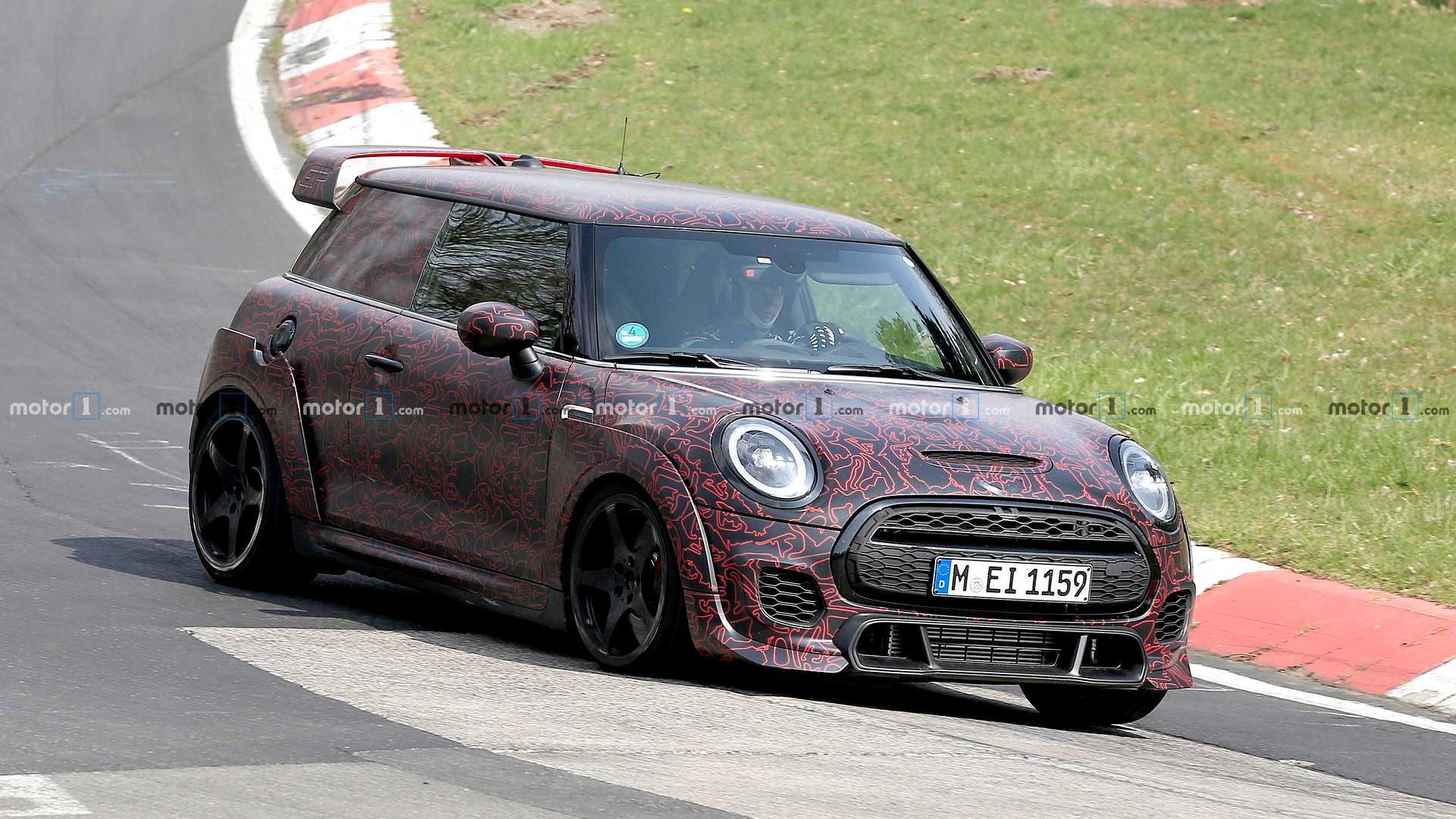 Mini Hardtop Jcw Gp Spied Angrily Running Around The Ring